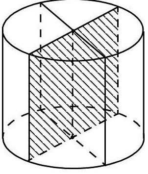 Вид осевого сечения цилиндра ответ обоснуйте