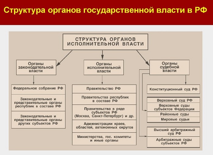 Курсовая работа по теме Система органов государственного управления в РФ