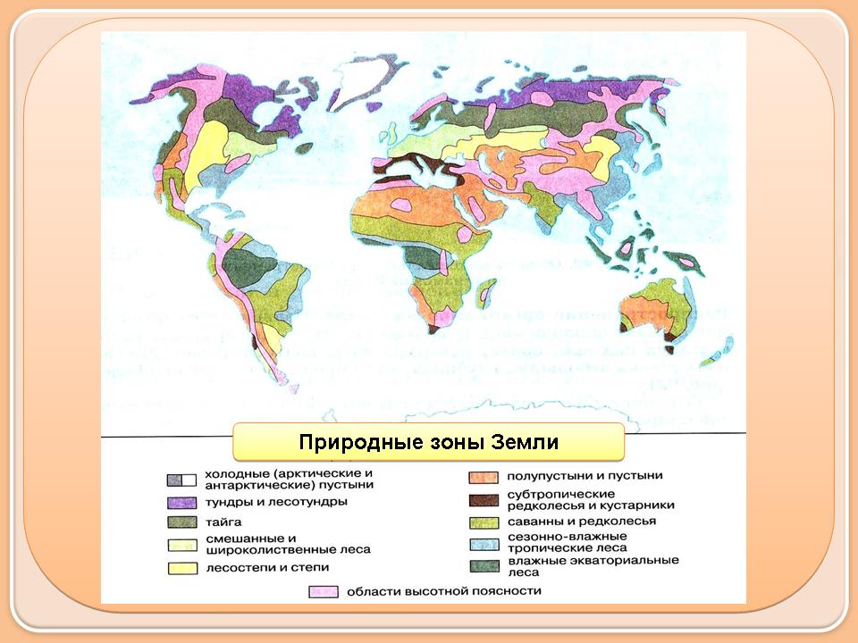 Географические зоны евразии. Природные зоны земли атлас.